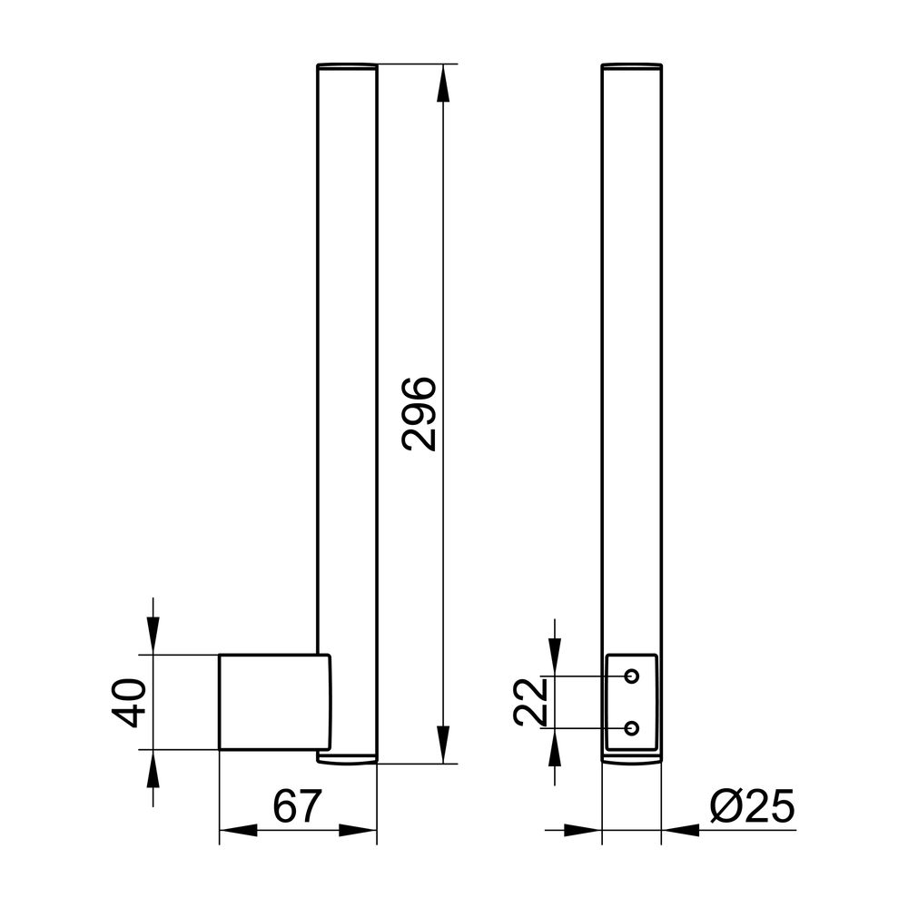 Keuco Plan Toilettenpapier-Ersatzrollenhalter, 2 Rollen, Rollenbreite 120mm, Montage... KEUCO-14963010002 4017214563777 (Abb. 2)