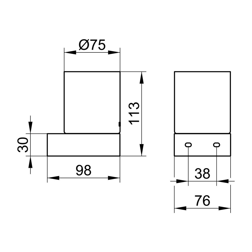 Keuco Edition 300 Echtkristall-Mundglas für 30050, D 75/63x112,5mm, 30050009000... KEUCO-30050009000 4017214158423 (Abb. 2)