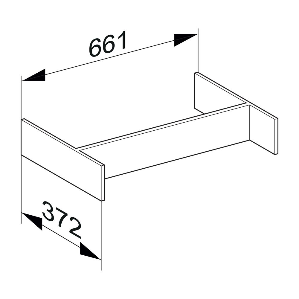 KEUCO Inneneinteilung Edition 400 31599, Größe XL, für Möbeltiefe 535 mm... KEUCO-31599040000 4017214547418 (Abb. 2)