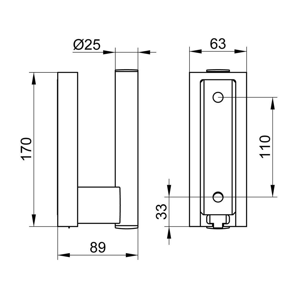 Keuco Plan Care Wandplatte mit Papierhalter zu 34903, abnehmbare Stützklappgriffe, V... KEUCO-34903010001 4017214584383 (Abb. 2)