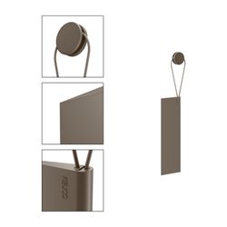 Keuco Duschabzieher universal mit klebbarer Wandhalterung, Trüffel, 04959140000... KEUCO-04959140000 4017214921287 (Abb. 1)