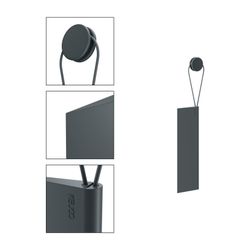 Keuco Duschabzieher universal mit klebbarer Wandhalterung, Grau, 04959380000... KEUCO-04959380000 4017214921270 (Abb. 1)