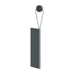 Keuco Duschabzieher universal mit klebbarer Wandhalterung, Grau, 04959380000... KEUCO-04959380000 4017214921270 (Abb. 1)