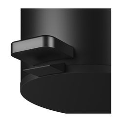 Keuco Abfallbehälter Stand mit Deckel und Fußpedal, herausnehmbarer Behälter, Fassun... KEUCO-04988370000 4017214943432 (Abb. 1)