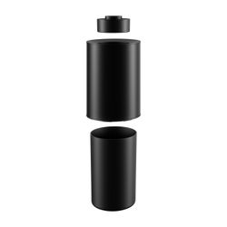 Keuco Abfallbehälter Stand mit Deckel, herausnehmbarer Behälter, Fassungsvermögen 5L... KEUCO-04989370037 4017214943418 (Abb. 1)