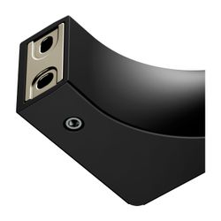 Keuco Edition 11 Badetuchhalter, 800mm, mit Befestigungsset, Schwarz-matt, 111013708... KEUCO-11101370800 4017214941346 (Abb. 1)