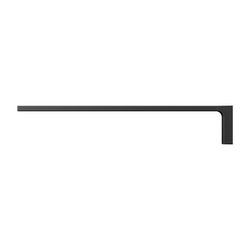 Keuco Edition 11 Handtuchhalter, 450mm, 1-armig, starr, mit Befestigungsset, Schwarz... KEUCO-11120370000 4017214941407 (Abb. 1)