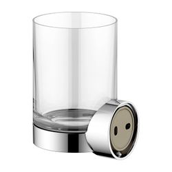 Keuco Collection Reva Glashalter, Echtkristall-Glas, Verchromt, 12850019000... KEUCO-12850019000 4017214966738 (Abb. 1)