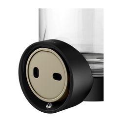 Keuco Collection Reva Glashalter, Echtkristall-Glas, Schwarz-matt, 12850379000... KEUCO-12850379000 4017214966745 (Abb. 1)
