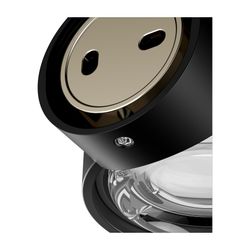 Keuco Collection Reva Glashalter, Echtkristall-Glas, Schwarz-matt, 12850379000... KEUCO-12850379000 4017214966745 (Abb. 1)
