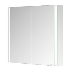 Keuco Somaris Spiegelschrank Wandvorbau 2-türig, mit Spiegelheizung und 1 Steckdose,... KEUCO-14502002101 4017214974320 (Abb. 1)
