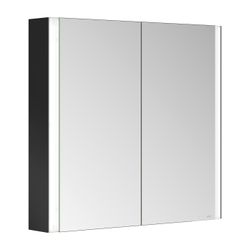 Keuco Somaris Spiegelschrank Wandvorbau 2-türig, mit 1 Steckdose, 800x710x128mm, Sch... KEUCO-14502372100 4017214974290 (Abb. 1)