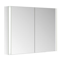 Keuco Somaris Spiegelschrank Wandvorbau 2-türig, mit 1 Steckdose, 1000x710x128mm, Ve... KEUCO-14503002100 4017214974498 (Abb. 1)