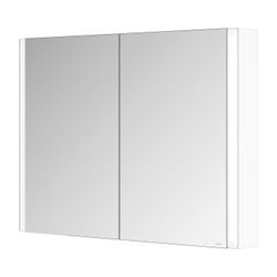 Keuco Somaris Spiegelschrank Wandvorbau 2-türig, mit 1 Steckdose, 1000x710x128mm, We... KEUCO-14503512100 4017214974535 (Abb. 1)