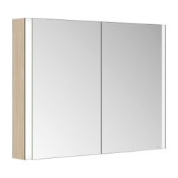 Keuco Somaris Spiegelschrank Wandvorbau 2-türig, mit 1 Steckdose, 1000x710x128mm, Ei... KEUCO-14503852100 4017214974412 (Abb. 1)
