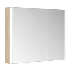 Keuco Somaris Spiegelschrank Wandvorbau 2-türig asymmetrisch, mit 1 Steckdose, 1000x... KEUCO-14503852200 4017214974436 (Abb. 1)