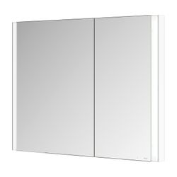 Keuco Somaris Spiegelschrank Wandeinbau 2-türig asymmetrisch, breite Tür links, mit ... KEUCO-14513512200 4017214975112 (Abb. 1)