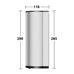 Keuco Plan Sensor-Desinfektionsmittelspender elektronisch, Wandmodell, Silber eloxie... KEUCO-14987170037 4017214937462 (Abb. 1)