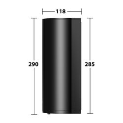 Keuco Plan Sensor-Desinfektionsmittelspender elektronisch, Wandmodell, Schwarz matt,... KEUCO-14987370037 4017214937479 (Abb. 1)