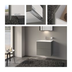 Keuco X-Line Waschtischunterschrank, 650x605x490mm, 2 Frontauszüge, Wandmontage oder... KEUCO-33153290000 4017214923311 (Abb. 1)