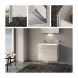 Keuco X-Line Waschtischunterschrank, 800x605x490mm, 2 Frontauszüge, Wandmontage oder... KEUCO-33163180000 4017214923359 (Abb. 1)