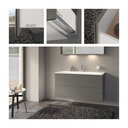 Keuco X-Line Waschtischunterschrank, 1200x605x490mm, 2 Frontauszüge, Wandmontage ode... KEUCO-33183290000 4017214923465 (Abb. 1)