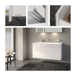 Keuco X-Line Waschtischunterschrank, 1200x605x490mm, 2 Frontauszüge, Wandmontage ode... KEUCO-33183300000 4017214923472 (Abb. 1)