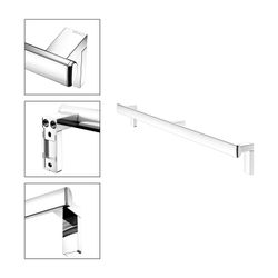 Keuco Axess Haltegriff 1000mm, waagerechte Montage, mit 2x Befestigungsset 1, Verchr... KEUCO-35001011000 4017214902156 (Abb. 1)