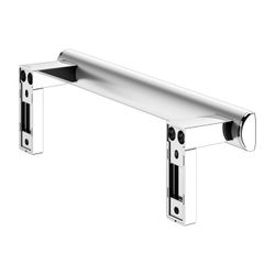 Keuco Axess Haltegriff 400mm, waagerechte Montage, mit 2x Befestigungsset 1, Silber ... KEUCO-35001170400 4017214902163 (Abb. 1)