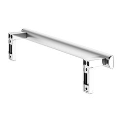 Keuco Axess Haltegriff 600mm, waagerechte Montage, mit 2x Befestigungsset 1, Silber ... KEUCO-35001170600 4017214902187 (Abb. 1)