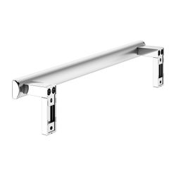 Keuco Axess Haltegriff 600mm, waagerechte Montage, mit 2x Befestigungsset 1, Silber ... KEUCO-35001170600 4017214902187 (Abb. 1)