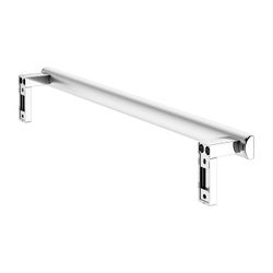 Keuco Axess Haltegriff 800mm, waagerechte Montage, mit 2x Befestigungsset 1, Silber ... KEUCO-35001170800 4017214902200 (Abb. 1)