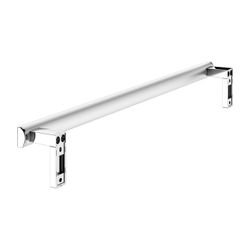 Keuco Axess Haltegriff 900mm, waagerechte Montage, mit 2x Befestigungsset 1, Silber ... KEUCO-35001170900 4017214902217 (Abb. 1)