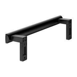 Keuco Axess Haltegriff 500mm, waagerechte Montage, mit 2x Befestigungsset 1, Schwarz... KEUCO-35001370500 4017214902248 (Abb. 1)