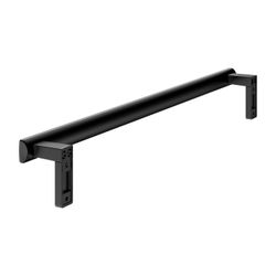 Keuco Axess Haltegriff 900mm, waagerechte Montage, mit 2x Befestigungsset 1, Schwarz... KEUCO-35001370900 4017214902286 (Abb. 1)