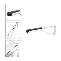 Keuco Axess Stützklappgriff WC, 700mm, Belastbarkeit 115kg, mit Absenkbremse, Auflag... KEUCO-35003010737 4017214904150 (Abb. 1)