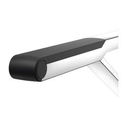 Keuco Axess Stützklappgriff WC, 700mm, Belastbarkeit 115kg, mit Absenkbremse, Auflag... KEUCO-35003010737 4017214904150 (Abb. 1)