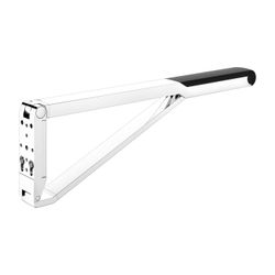 Keuco Axess Stützklappgriff WC, 850mm, Belastbarkeit 115kg, mit Absenkbremse, Auflag... KEUCO-35003010837 4017214904204 (Abb. 1)