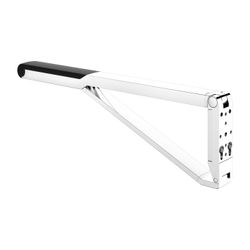 Keuco Axess Stützklappgriff WC, 850mm, Belastbarkeit 115kg, mit Absenkbremse, Auflag... KEUCO-35003010837 4017214904204 (Abb. 1)