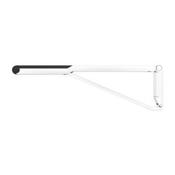 Keuco Axess Stützklappgriff WC, 850mm, Belastbarkeit 115kg, mit Absenkbremse, Auflag... KEUCO-35003010837 4017214904204 (Abb. 1)
