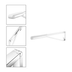 Keuco Axess Stützklappgriff WC, 850mm, Belastbarkeit 115kg, mit Absenkbremse, Auflag... KEUCO-35003010851 4017214904211 (Abb. 1)