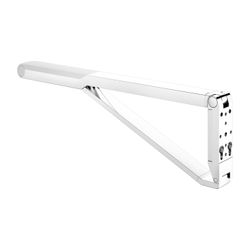 Keuco Axess Stützklappgriff WC, 850mm, Belastbarkeit 115kg, mit Absenkbremse, Auflag... KEUCO-35003010851 4017214904211 (Abb. 1)