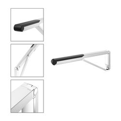 Keuco Axess Stützklappgriff WC, 700mm, Belastbarkeit 115kg, mit Absenkbremse, Auflag... KEUCO-35003170737 4017214904174 (Abb. 1)