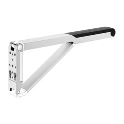 Keuco Axess Stützklappgriff WC, 700mm, Belastbarkeit 115kg, mit Absenkbremse, Auflag... KEUCO-35003170737 4017214904174 (Abb. 1)