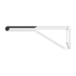 Keuco Axess Stützklappgriff WC, 700mm, Belastbarkeit 115kg, mit Absenkbremse, Auflag... KEUCO-35003170737 4017214904174 (Abb. 1)