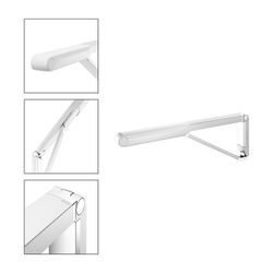 Keuco Axess Stützklappgriff WC, 700mm, Belastbarkeit 115kg, mit Absenkbremse, Auflag... KEUCO-35003170751 4017214904181 (Abb. 1)