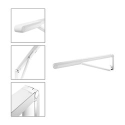 Keuco Axess Stützklappgriff WC, 850mm, Belastbarkeit 115kg, mit Absenkbremse, Auflag... KEUCO-35003170851 4017214904235 (Abb. 1)