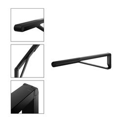 Keuco Axess Stützklappgriff WC, 850mm, Belastbarkeit 115kg, mit Absenkbremse, Auflag... KEUCO-35003370837 4017214904242 (Abb. 1)