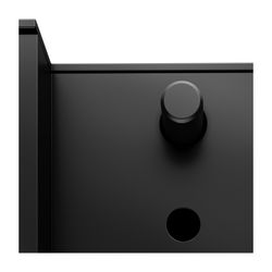 Keuco Axess Adapterplatte für Stützklappgriff 35003, Schwarz matt, 35004370000... KEUCO-35004370000 4017214904327 (Abb. 1)