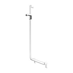 Keuco Axess Winkelgriff 90 Grad links mit Brauseschieber, 600/1300mm, mit 2x Befesti... KEUCO-35006011302 4017214902378 (Abb. 1)